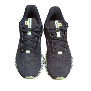 Brooks Womens Sz 11 Sneakers  Launch 8 Black Teal Electric Cheetah Running Shoes